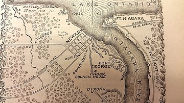 Map of Fort George, c. 1812