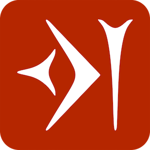 World History Enclopedia logo three white symbols on red background