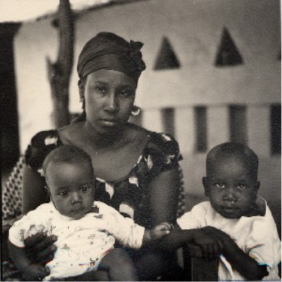 Photograph of a Goudiry Woman and Children