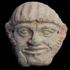 A Babylonian mask