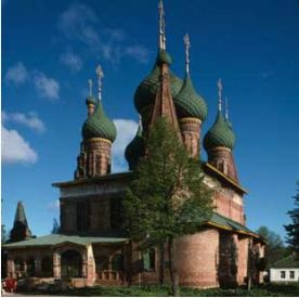 Church of Saint Nicholas Mokryi, southeast view, Yaroslavl, Russia