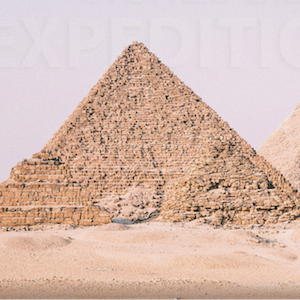 Photograph of the Khafre pyramid