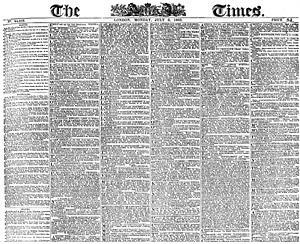 The Times, London, 1863