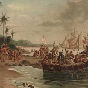 Thumbnail image of Descobrimento do Brasil [Discovery of Brazil] by Oscar Pereira da Silva